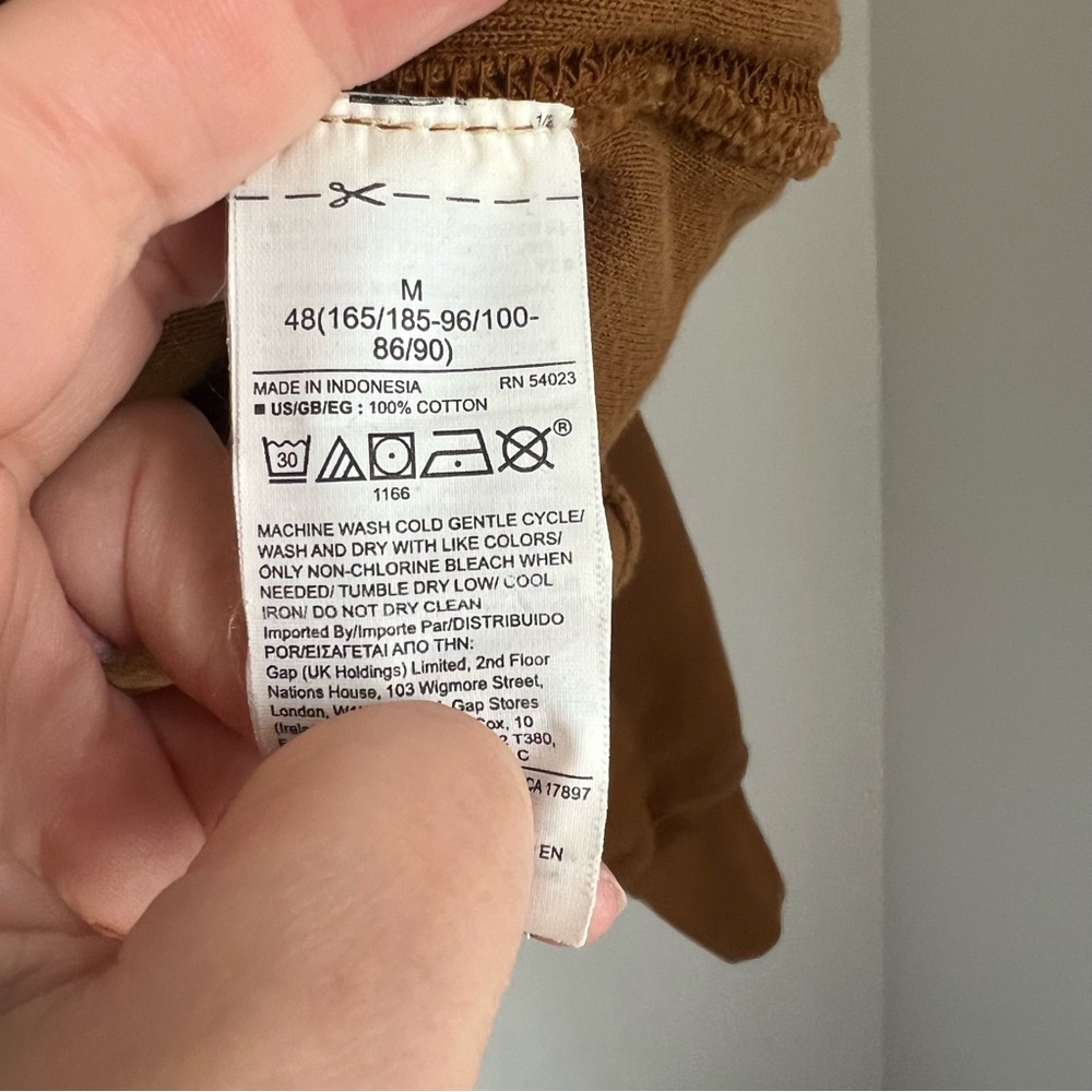 Yeezy x GAP Double Layer Hoodie Pullover in Brown Size Men's Medium - Picture 5 of 5